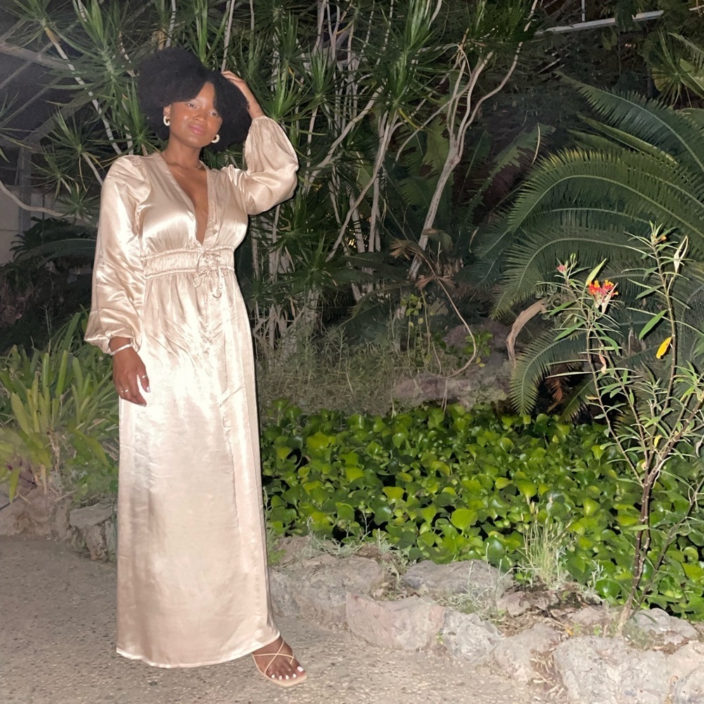 Aurora Dress- Champagne